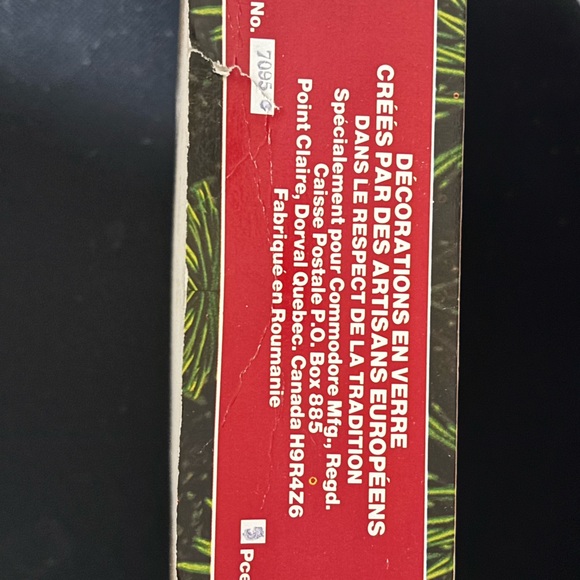 Beautiful Vintage Commodore Mercury Glass 3D Ornaments With Original Box - Picture 4 of 4